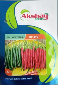 akshay seeds hp-472- chilli packet